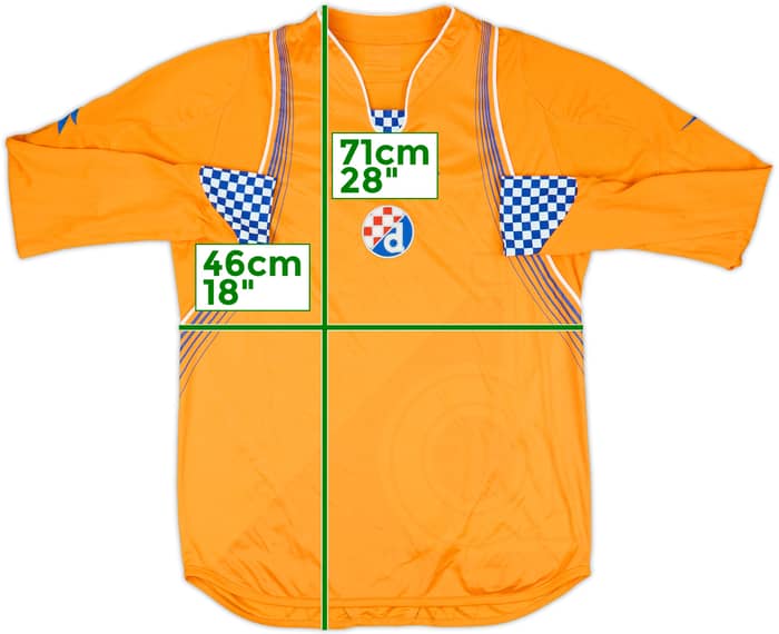 2007-09 Dinamo Zagreb Away L/S Shirt - 9/10 - (S)