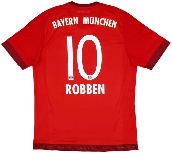 2015-16 Bayern Munich Home Shirt Robben #10 - 6/10 - (L)