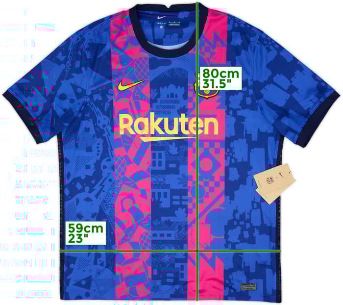 2021-22 Barcelona Third Shirt (XL)