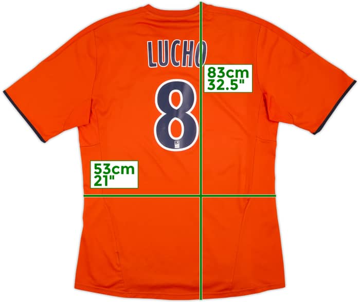 2011-12 Olympique Marseille Third Shirt Lucho #8 - 8/10 - (XL)