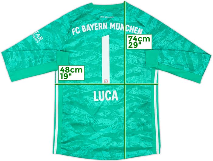 2019-20 Bayern Munich GK Shirt Luca #1 - 8/10 - (XL.Boys)