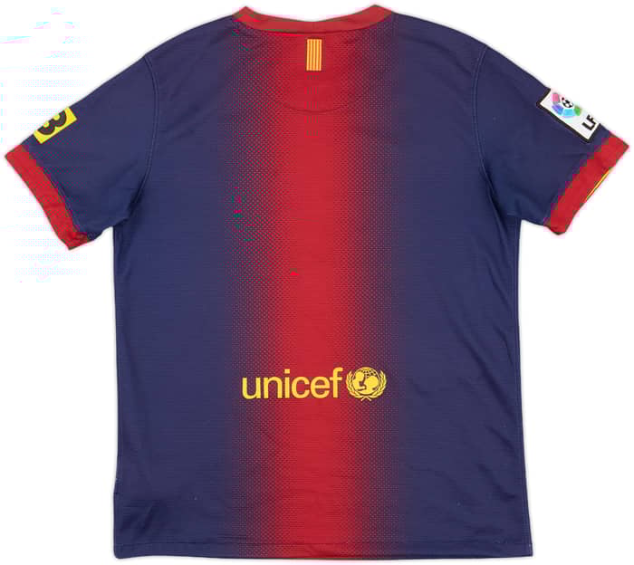 2012-13 Barcelona Home Shirt - 7/10 - (L.Boys)