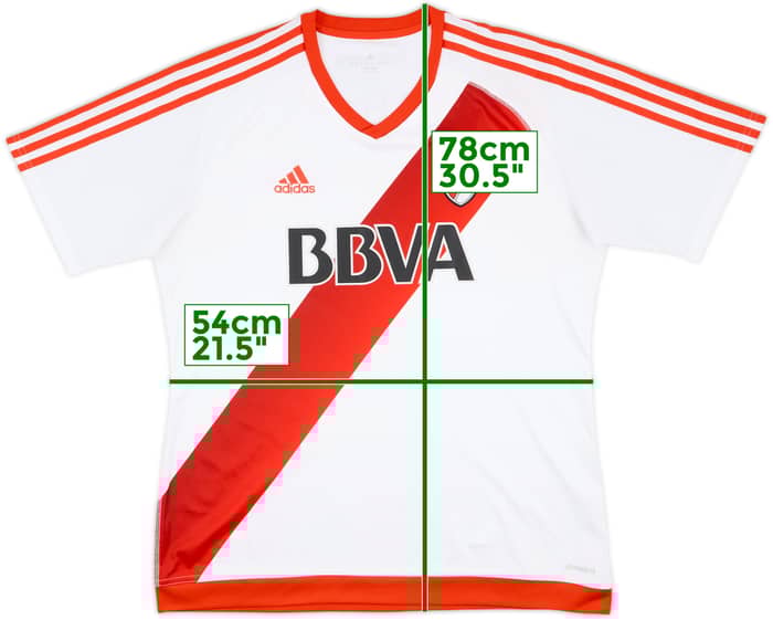 2016-17 River Plate Home Shirt - 8/10 - (XL)