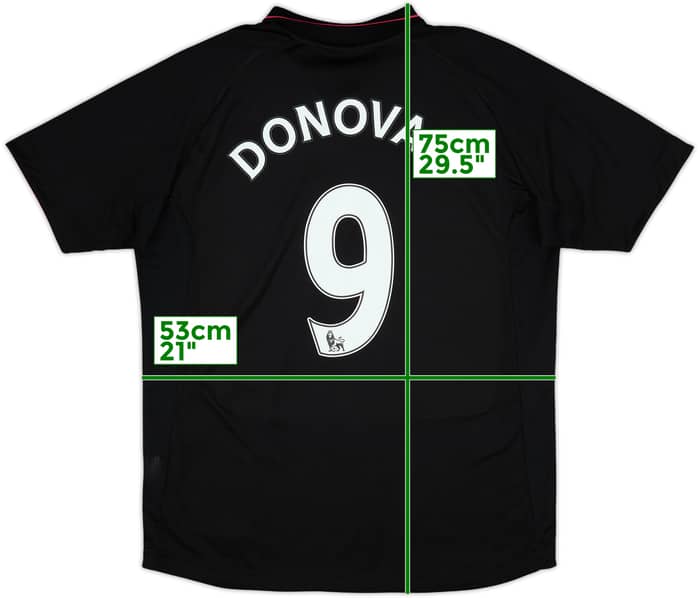 2009-10 Everton Away Shirt Donovan #9 - 8/10 - (L)