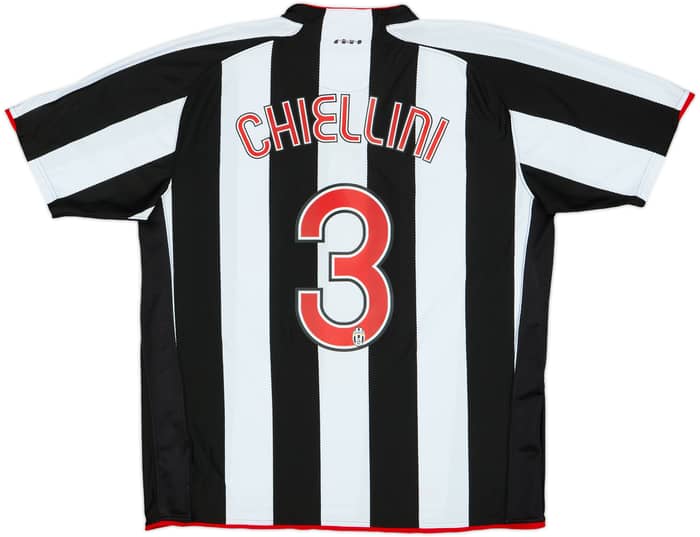 2007-08 Juventus Home Shirt Chiellini #3 - 6/10 - (XXL)