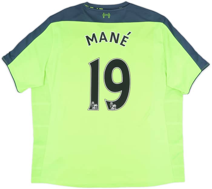 2016-17 Liverpool Third Shirt Mane #19 - 7/10 - (XXL)