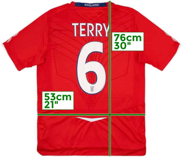 2008-10 England Away Shirt Terry #6 - 8/10 - (L)