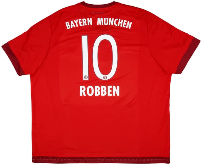 2015-16 Bayern Munich Home Shirt Robben #10 - 9/10 - (3XL)