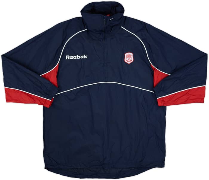 1997-98 Liverpool Reebok 1/4 Zip Rain Jacket - 8/10 - (S)