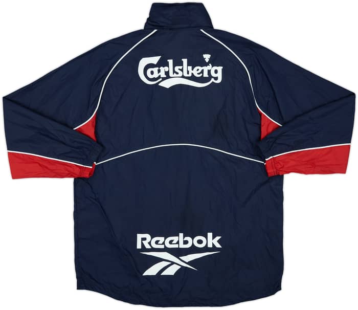 1997-98 Liverpool Reebok 1/4 Zip Rain Jacket - 8/10 - (S)