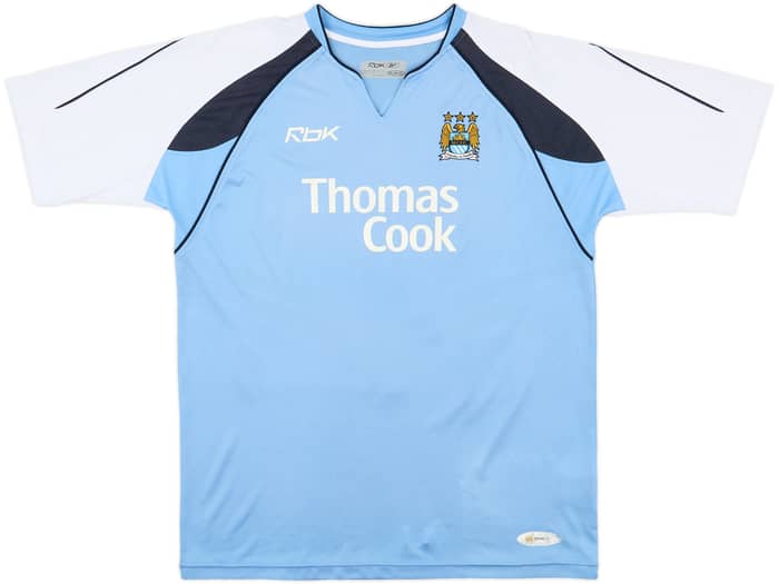 2006-07 Manchester City Home Shirt Dunne #22 - 8/10 - (L)