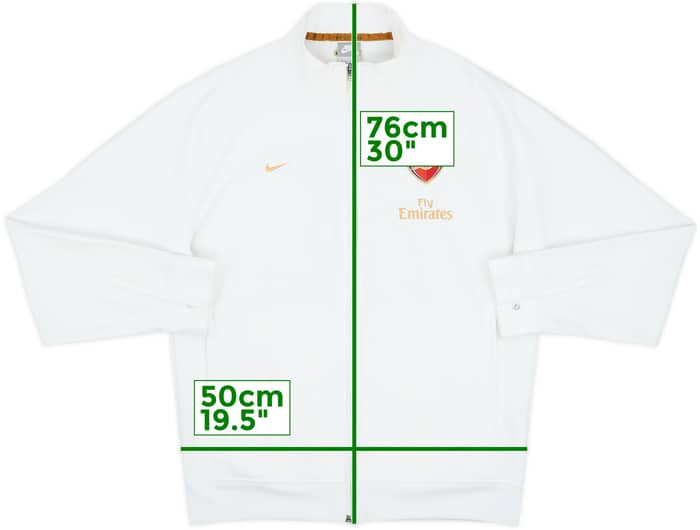 2007-08 Arsenal Nike Track Jacket - 8/10 - (M)