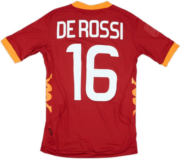 2011-12 Roma Home Shirt De Rossi #16 - 6/10 - (XS)
