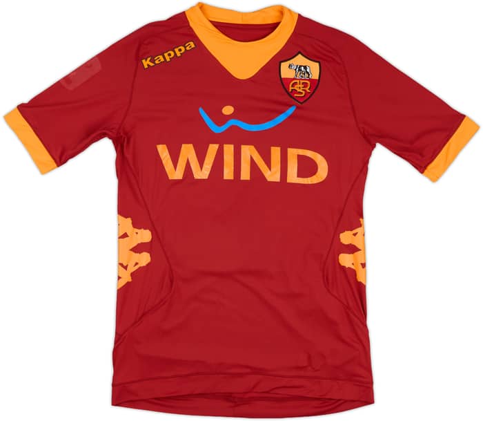 2009-10 Roma Home Shirt De Rossi #16 - 6/10 - (XS)