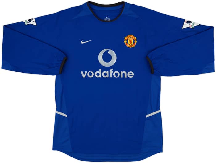 2002-03 Manchester United Third L/S Shirt P.Neville #3 - 9/10 - (M)