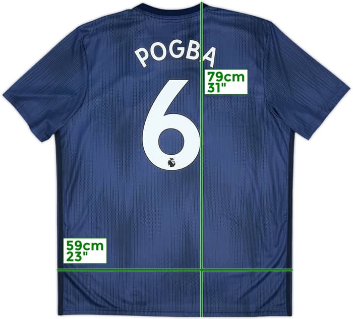 2018-19 Manchester United Third Shirt Pogba #6 (XL)