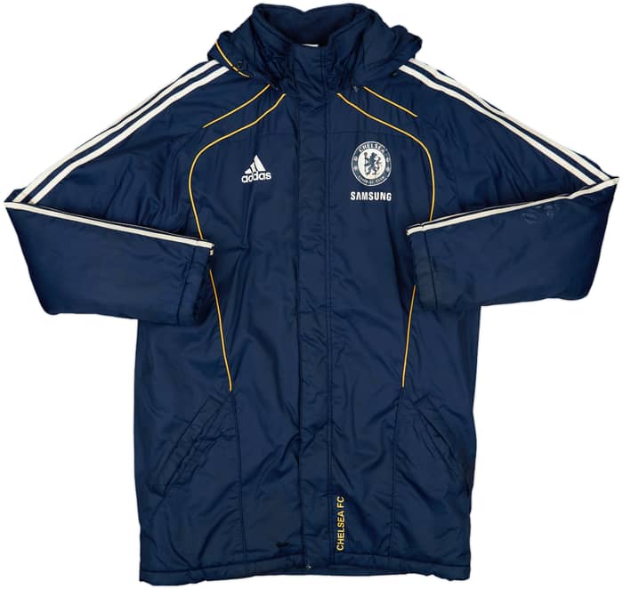 2010-11 Chelsea adidas Padded Bench Coat - 5/10 - (M)