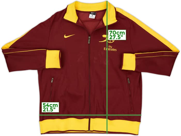 2010-11 Arsenal Nike N98 Track Jacket - 6/10 - (XL)