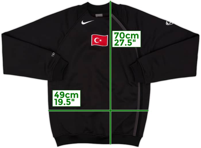2004-06 Turkey Nike Sweat Top - 8/10 - (S)