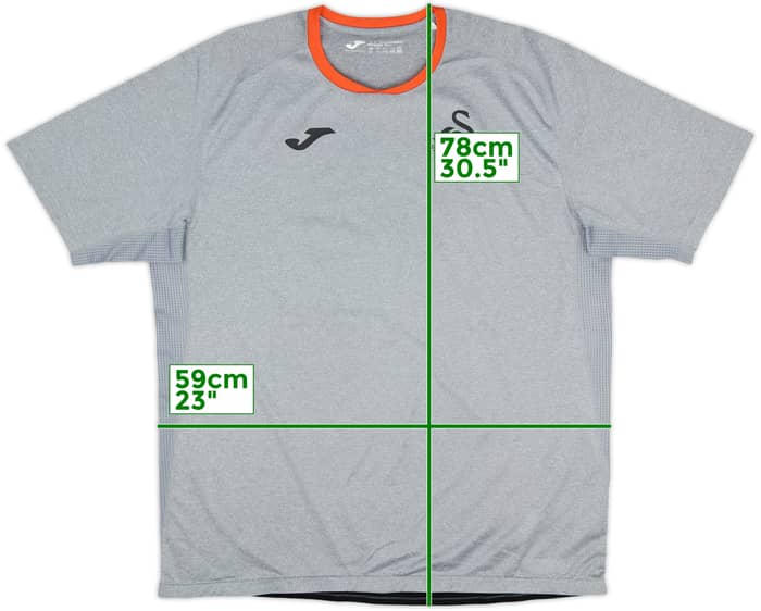 2017-18 Swansea Joma Training Shirt - 9/10 - (XXL)
