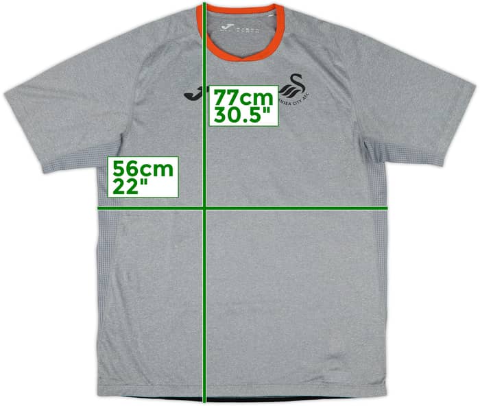 2017-18 Swansea City Joma Training Shirt - 9/10 - (XL)