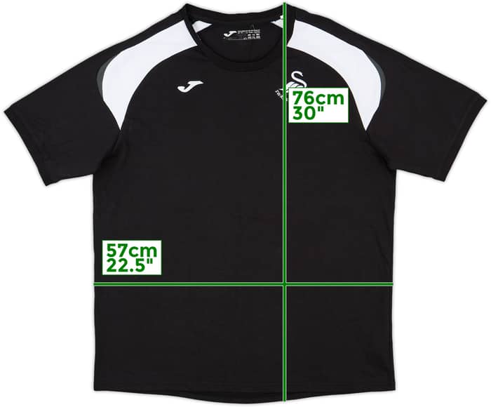 2018-19 Swansea Joma Cotton Tee - 8/10 - (XXL)