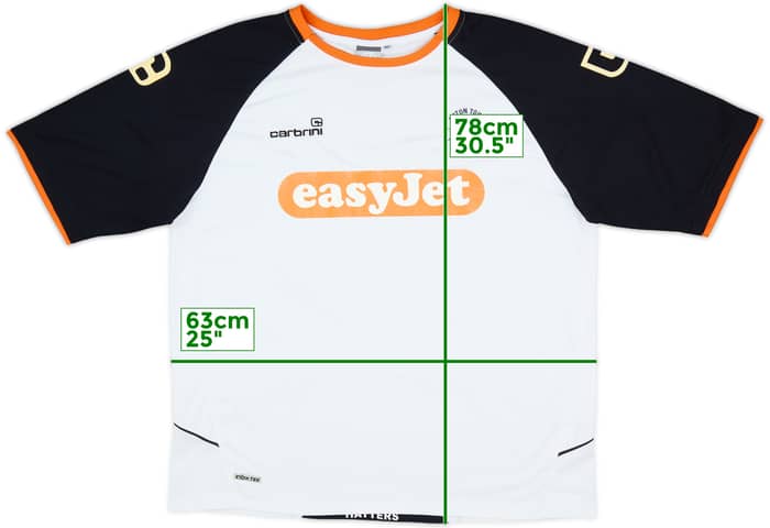 2009-10 Luton Town Away Shirt - 7/10 - (XXL)
