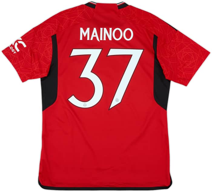 2023-24 Manchester United Home Shirt Mainoo #37 - 10/10 - (L)