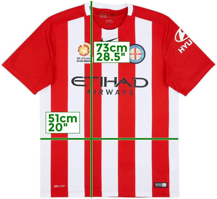 2015-16 Melbourne City Away Shirt - 9/10 - (M)