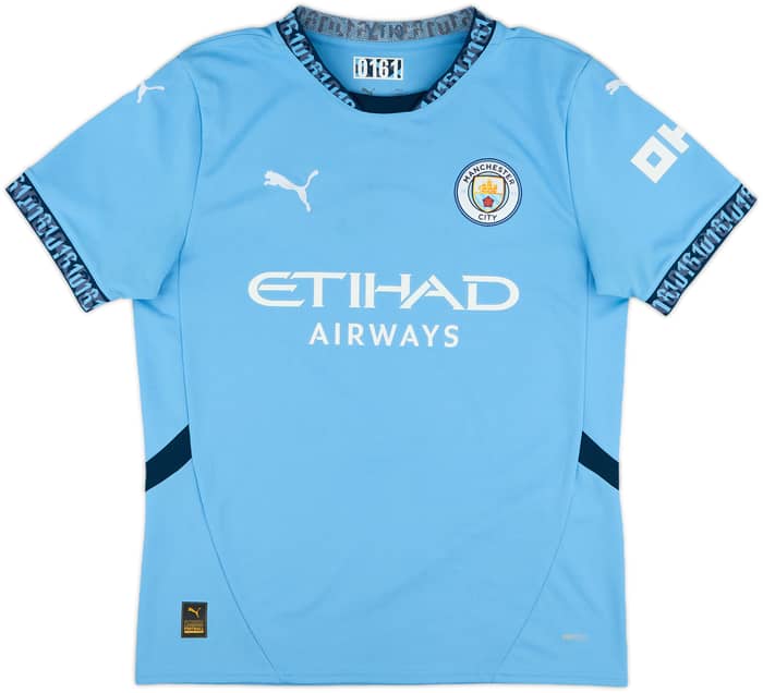 2024-25 Manchester City Home Shirt Haaland #9 - 7/10 - (M)