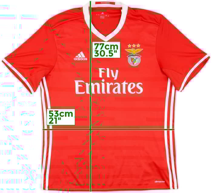 2016-17 Benfica Home Shirt - 10/10 - (L)