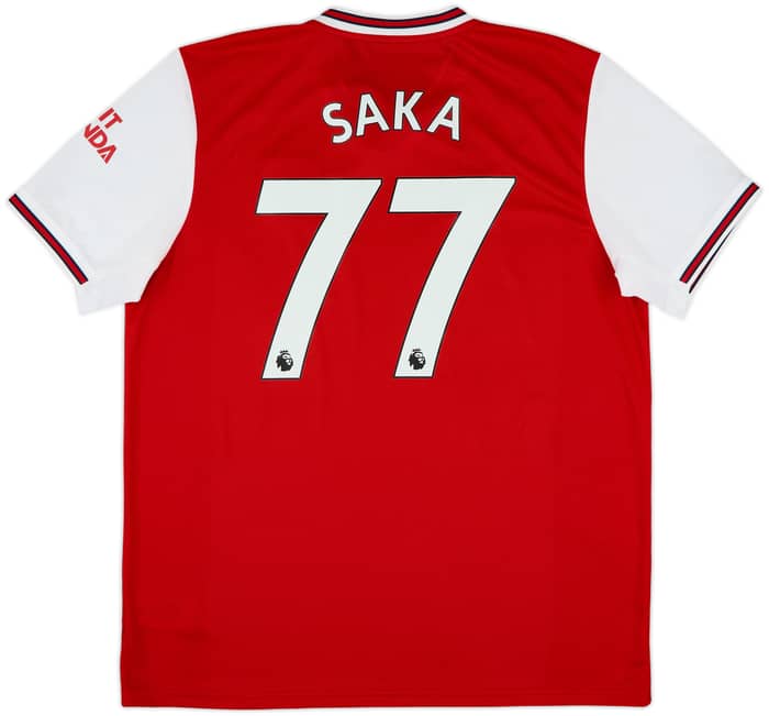 2019-20 Arsenal Home Shirt Saka #77 - 10/10 - (XL)