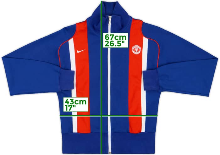 2005-06 Manchester United Nike Track Jacket - 7/10 - (Women's M)