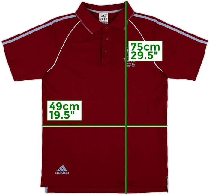 2009 adidas 'Roma Finale 2009' Promotional Polo Shirt - 9/10 - (L)