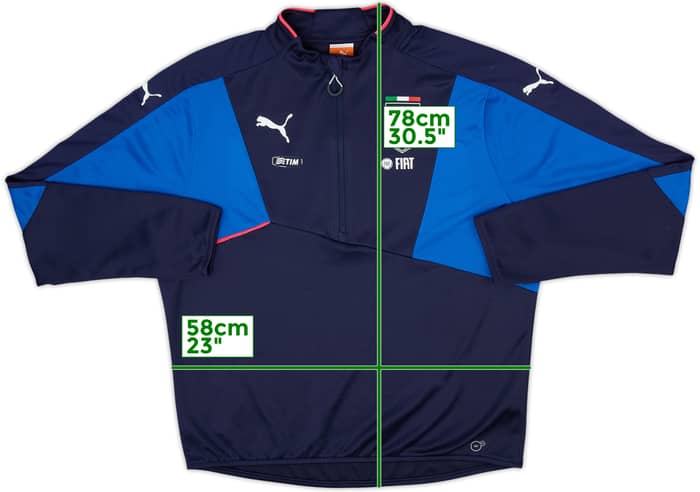 2014-15 Italy Puma 1/2 Zip Drill Top - 6/10 - (XL)