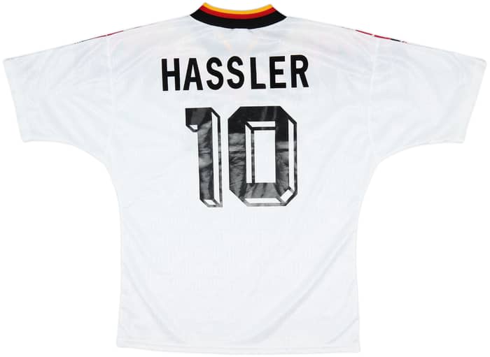 1994-96 Germany Home Shirt Hassler #10 - 9/10 - (XL)