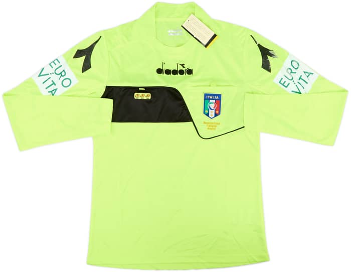 2017-18 Italy Diadora Referee L/S Shirt (XS)