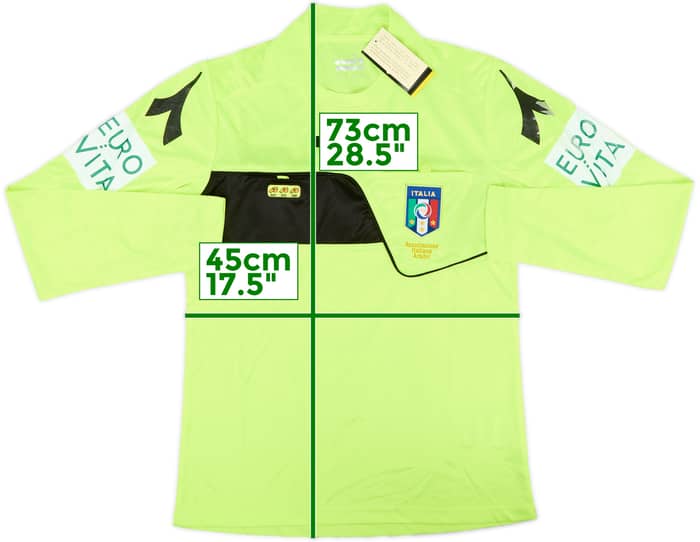 2017-18 Italy Diadora Referee L/S Shirt (XS)