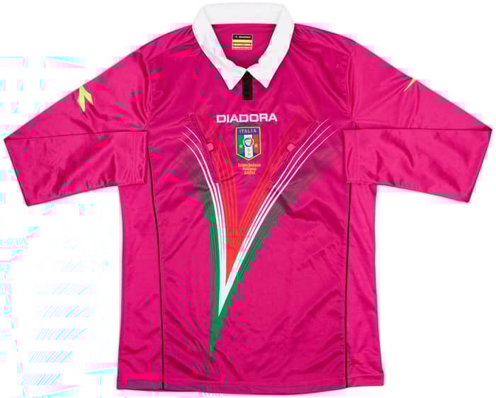 2011-12 Italy Diadora Referee L/S Shirt - 9/10 - (M)
