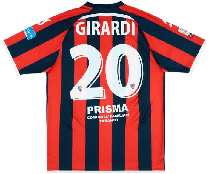 2016-17 Taranto Match Issue Home Shirt Girardi #20