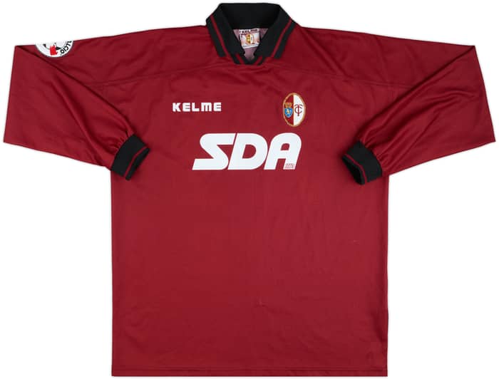 1997-98 Torino Match Issue Home L/S Shirt Dorigo #24