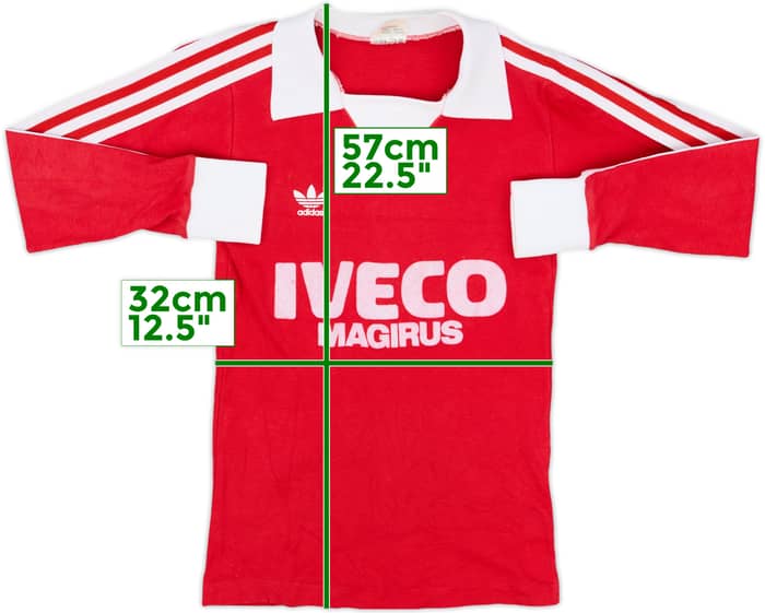 1981-82 Bayern Munich Home L/S Shirt - 8/10 - (XS)