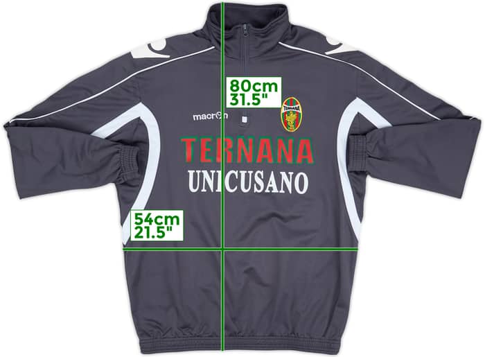 2012-13 Ternana Macron 1/4 Zip Training Top - 7/10 - (XL)