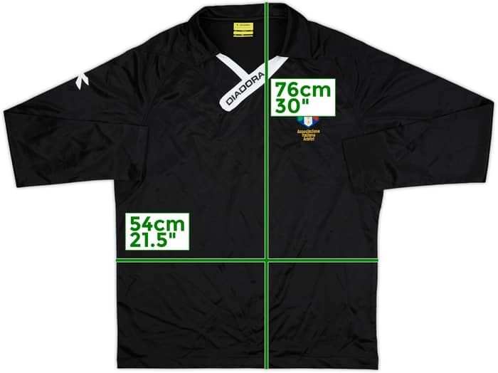 2000s Italy Diadora Referee L/S Shirt - 9/10 - (M)