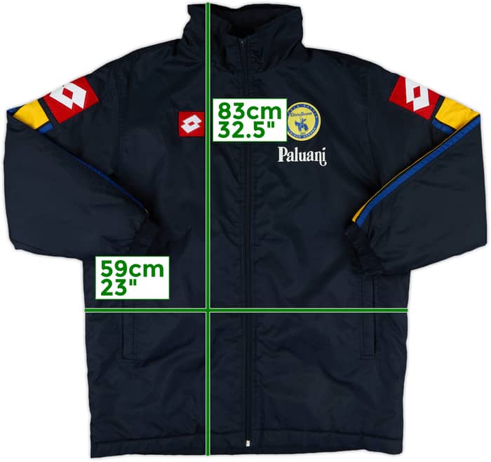 2003-04 Chievo Verona Lotto Padded Bench Coat - 10/10 - (L.Boys)