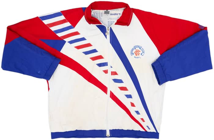 1990-92 Rangers Admiral Track Jacket - 6/10 - (L)