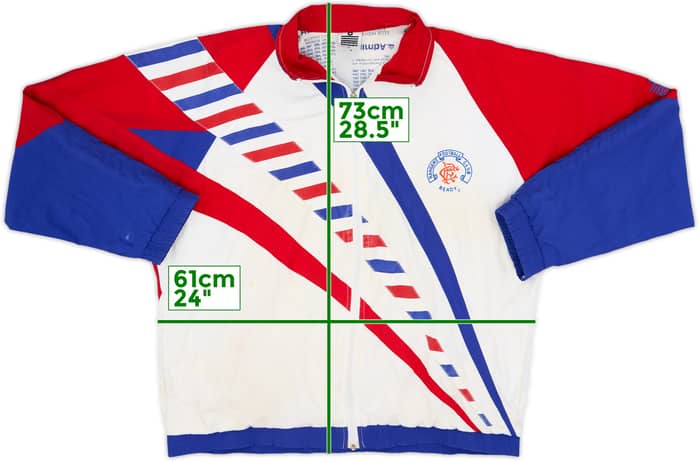 1990-92 Rangers Admiral Track Jacket - 6/10 - (L)