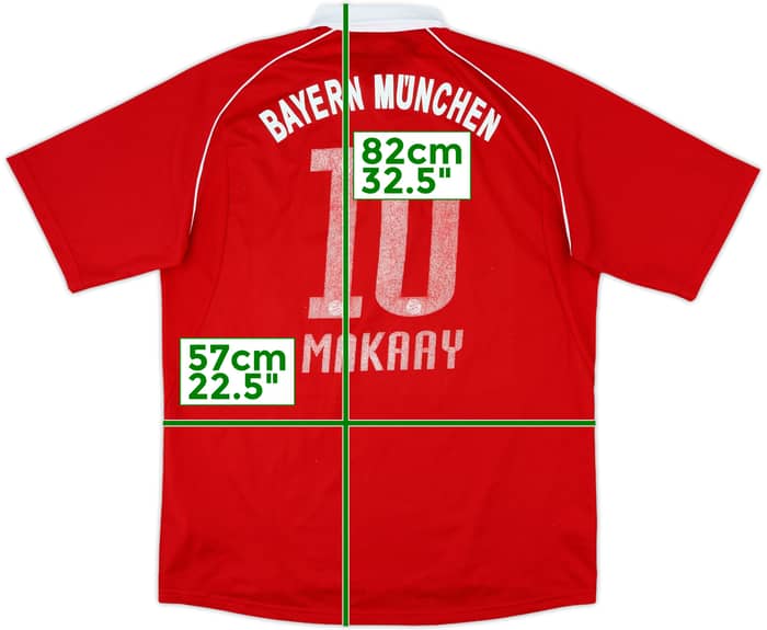 2005-06 Bayern Munich Home Shirt Makaay #10 - 5/10 - (L)