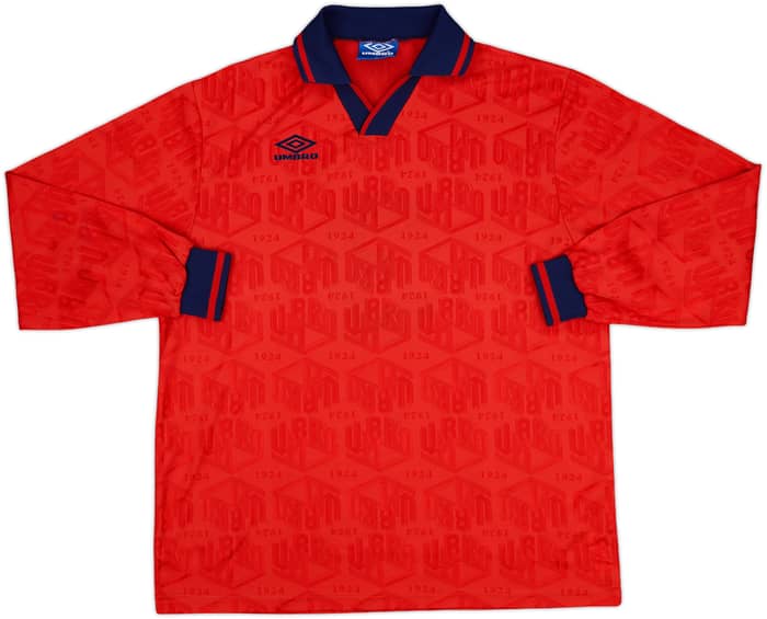 1990s Umbro Template L/S Shirt #3 - 9/10 - (XL)
