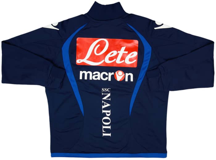 2012-13 Napoli Macron 1/4 Zip Drill Top - 7/10 - (M)